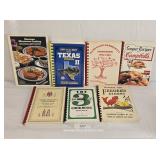 Selection Of Seven Spiral Bound Cookbooks