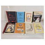 Selection of Eight Spiral Bound Cookbooks