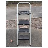 Tall Plastic & Metal Stapleton Step Stool