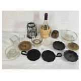 Large Mixed Lot Various Candle Holders