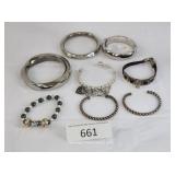 Mixed Assortment Costume Jewelry Bracelets