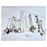 Gold Tone Costume Jewelry Necklaces