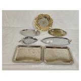 Mixed Lot Small Metal Trays