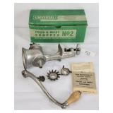Universal Heavy Cast Iron Food & Meat Chopper No 2