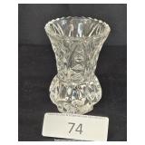 Decorative Pressed Glass Toothpick Holder