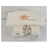 Mised Lot Embroidered Pillow Cases