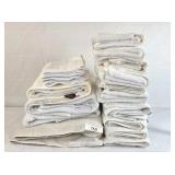 Stack White & Ivory Towels & Wash Cloths