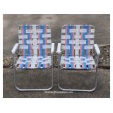 Two Lightweight Outdoor Chairs