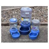 Two Pet Watering Bowls & One Feeding Bowl