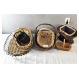 Variety of Medium & Small Baskets