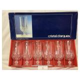 Six Boxed 36 cl Cristal D