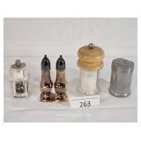 Mixed Lot Salt & Pepper Shakers & Grinders
