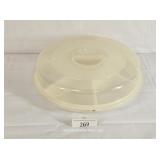 Plastic Devided Chip & Vegatable Dip Container