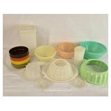 Large Mixed Lot Tupperware Storage Molds & Bowls
