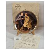 Norman Rockwell Confiding In The Den Plate