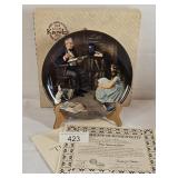 Norman Rockwell The Storyteller Collector Plate