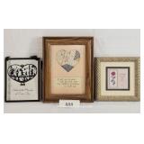 Framed Homespun Wisdom Art Prints