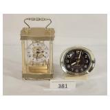 Two Clocks - Bulova & Westclox