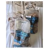 Five Partial Bags Hickory Chips