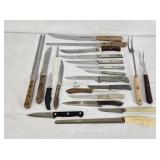 Collection Kitchen Knives & Meat Forks