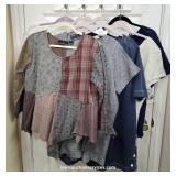 Ladies Short Sleeve Pullovers