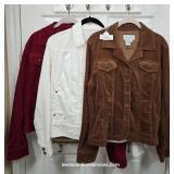 Ladies Colored Denim & Corduroy Jackets