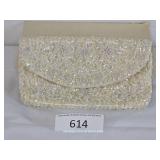 Gary Gail of Dallas Beaded Satin Purse Clutch