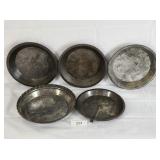 Five Pie Baking Pans