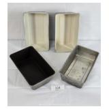 Four Loaf Bread Baking Pans