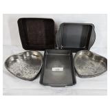 Five Baking Pans