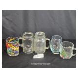 Mixed Lot Orphaned Glasses & Mugs