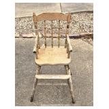 Wood High Chair - No Tray