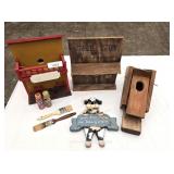 Wood Birdhouses & Craft Art