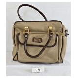 Capezio Two-Tone Tan & Brown Purse