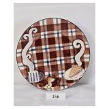 Michal Sparks Footed Pie Serving Plate
