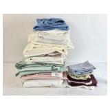 Stack of Twin Sheets & Pillowcases