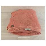Purrey by Nashua Vintage Pink Blanket