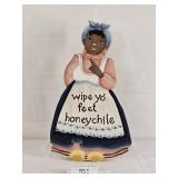 Black Americana Wood Novelty Sign - Modern