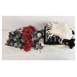 Mixed Lot Crinkle & Tasseled Scarves