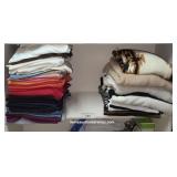 Shelf of Short & Long Sleeve Knit Tops
