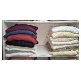 Shelf Of Knit & Crocheted Tops