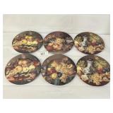 Set of Six St Martin Decorative Plates