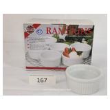 Norpro Set of 6 Porcelain Ramekins - Boxed