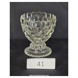 Clear Glass Hobnail Parfait Dish