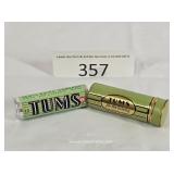 1950s Metal TUMS Container & Unopened TUMS Pack