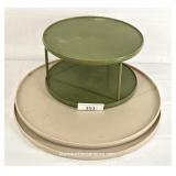 Three Plastic Lazy Susans