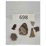Flint Arrowheads & Chips