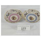 Two Decorative Schumann Germany Webbed Bowls
