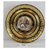 Regency Brass & Bone China Wall Art