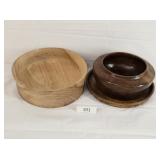 Handmade Harold Prowse Wood Bowls & Tray